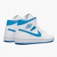 Air Jordan 1 Mid UNC University Blue/White AJ1 BQ6472 114