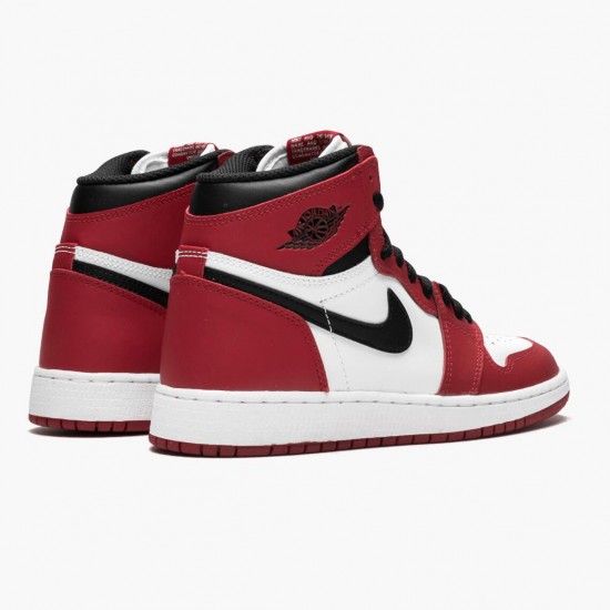 Air Jordan 1 Retro "Chicago" White/Black-Varsity Red 575441 101 AJ1 Jordan