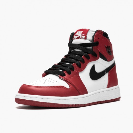 Air Jordan 1 Retro "Chicago" White/Black-Varsity Red 575441 101 AJ1 Jordan
