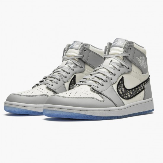 Air Jordan 1 Retro High Wolf Grey/Sail-Photon Dust-Whi CN8607 002 AJ1 Jordan