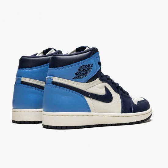 Air Jordan 1 Retro High OG "Obsidian/University Blue" 555088 140 AJ1