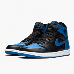 Air Jordan 1 Retro High OG "Royal" Black/Royal-White 555088 007 AJ1