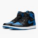 Air Jordan 1 Retro High OG Royal Black/Royal-White 555088 007 AJ1