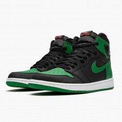 Air Jordan 1 Retro High "Pine Green" Black/White-Pine Green/Gym Red 555088 030 AF1