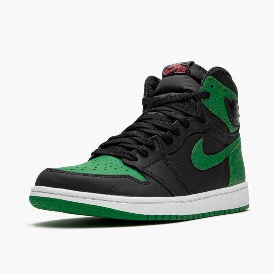 Air Jordan 1 Retro High "Pine Green" Black/White-Pine Green/Gym Red 555088 030 AF1