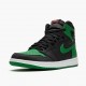 Air Jordan 1 Retro High "Pine Green" Black/White-Pine Green/Gym Red 555088 030 AF1