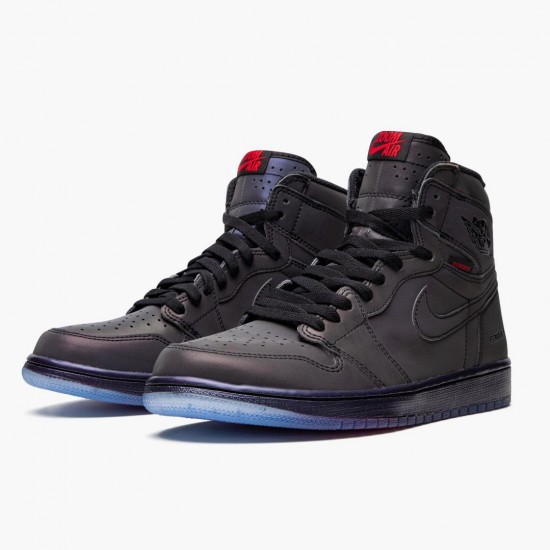 Air Jordan 1 Retro High Zoom "Fearless" Multi Color/Black-Lucky Green BV0006 900 AJ1 Jordan