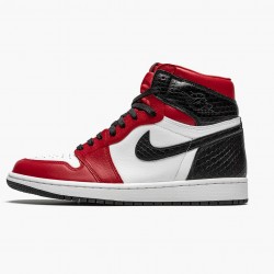 Air Jordan 1 High Retro WMNS "Satin Snake" Gym Red/Whte-Black CD0461 601 AJ1