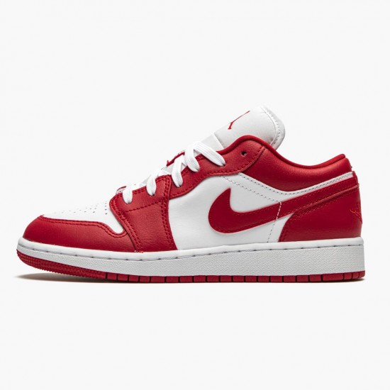 Air Jordan 1 Low Gym Red/White Gym Red/Gym-Red Whte 553560 611 AJ1