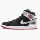 Air Jordan 1 Mid Johnny Kilroy Black/Gym Red-Metallic Silver 554724 057 AJ1