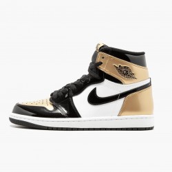 Air Jordan 1 Retro "Gold Toe" Black/Metallic Gold-Summit Whi 861428 007 AJ1 Jordan