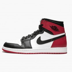 Air Jordan 1 Retro High "Black Toe" White/Black-Gym Red 555088 184 AJ1 Jordan