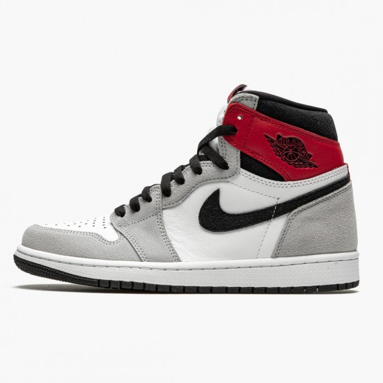 Air Jordan 1 Retro High OG Light Smoke Grey White/Black-Light Smoke Grey-V 555088 126 AJ1 Jordan