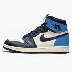 Air Jordan 1 Retro High OG "Obsidian/University Blue" 555088 140 AJ1