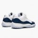 Air Jordan 11 Low "Navy Snakeskin" CD6847 102 Whiite Black-Navy AJ11 Black Jordan
