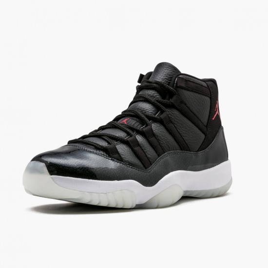 Air Jordan 11 Retro "72-10" 378037 002 Black Gym Red-White-Anthracite AJ11 Black Jordan