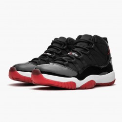 Air Jordan 11 Retro "Bred" 378037 010 Black/Varsity Red-White AJ11 Black Jordan