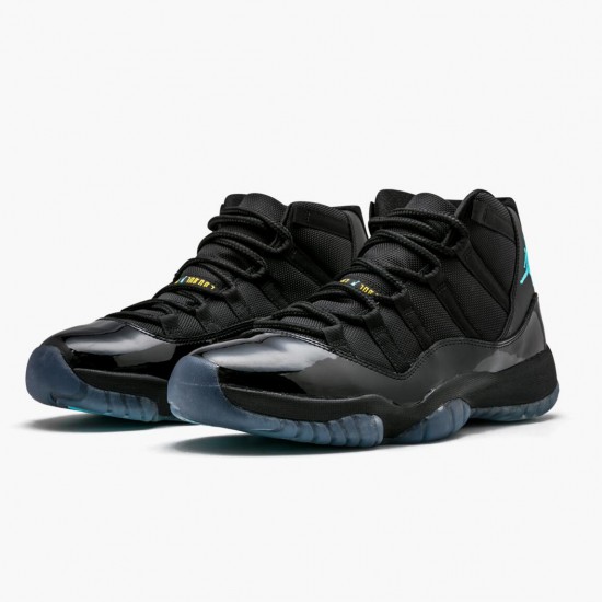 Air Jordan 11 Retro Gamma Blue 378037 006 Black/Gamma Blue-Varsity Maize AJ11 Black Jordan