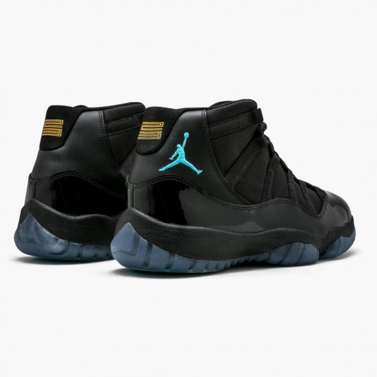 Air Jordan 11 Retro "Gamma Blue" 378037 006 Black/Gamma Blue-Varsity Maize AJ11 Black Jordan