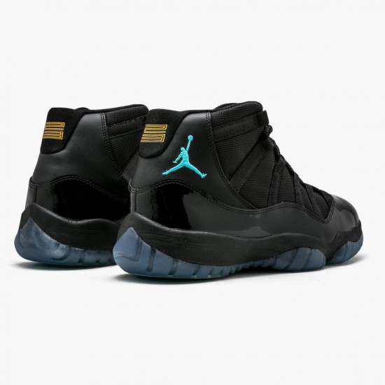 Air Jordan 11 Retro Gamma Blue 378037 006 Black/Gamma Blue-Varsity Maize AJ11 Black Jordan