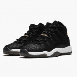 Air Jordan 11 Retro "Heiress Black Stingray" 852625 030 Black/Metallic Gold-White AJ11 Black Jordan