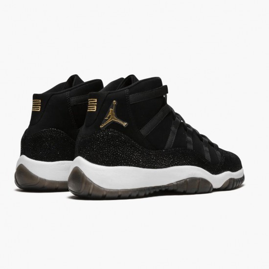 Air Jordan 11 Retro "Heiress Black Stingray" 852625 030 Black/Metallic Gold-White AJ11 Black Jordan