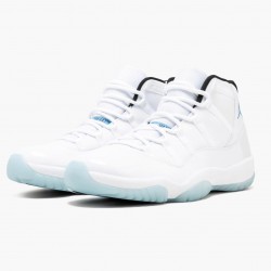 Air Jordan 11 Retro "Legend Blue" 2014 378037 117 White/Legend Blue AJ11 Black Jordan