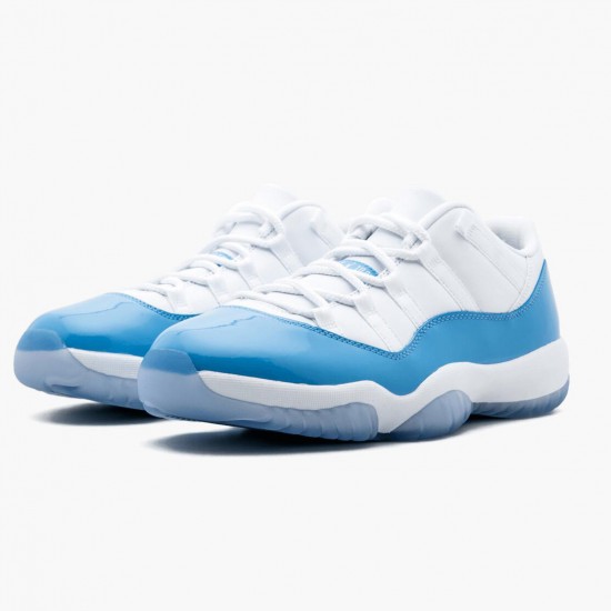 Air Jordan 11 Retro Low University Blue 528895 106 White/University Blue AJ11 Black Jordan