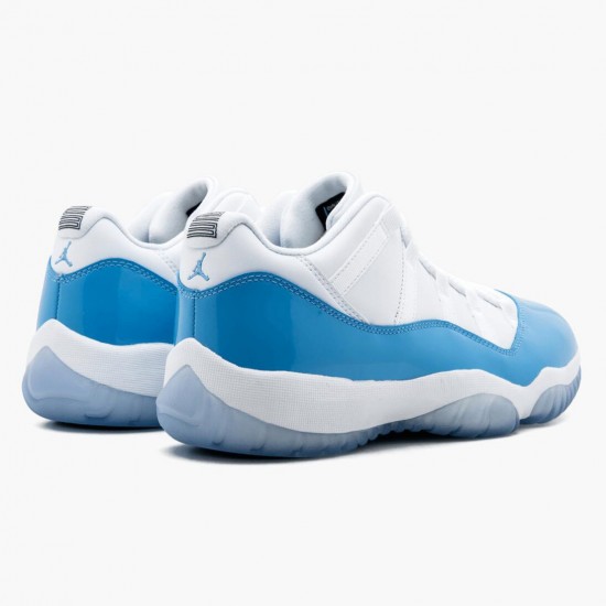 Air Jordan 11 Retro Low "University Blue" 528895 106 White/University Blue AJ11 Black Jordan