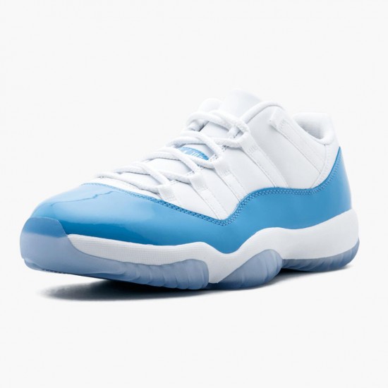 air jordan 11 retro low white university blue