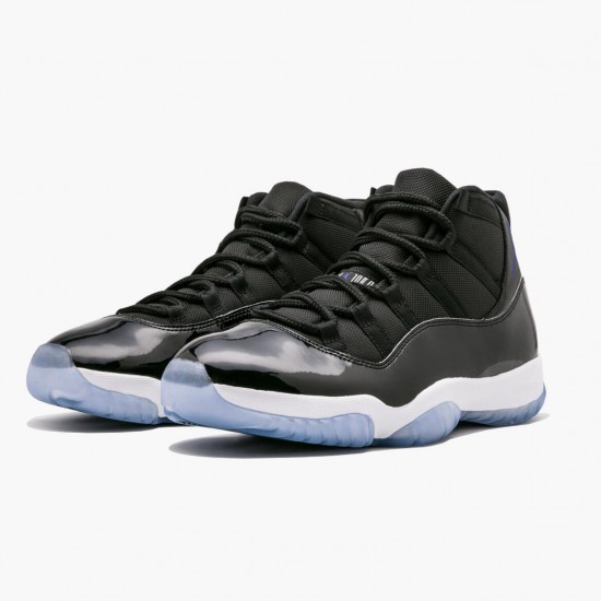 Air Jordan 11 Retro "Space Jam" 2016 378037 003 Black/Concord-White AJ11 Black Jordan