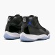 Air Jordan 11 Retro "Space Jam" 2016 378037 003 Black/Concord-White AJ11 Black Jordan