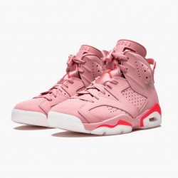 Air Jordan 6 Retro "Aleali May" WMNS CI0550 600 Rust Pink/Bright Crimson AJ6 Black Jordan