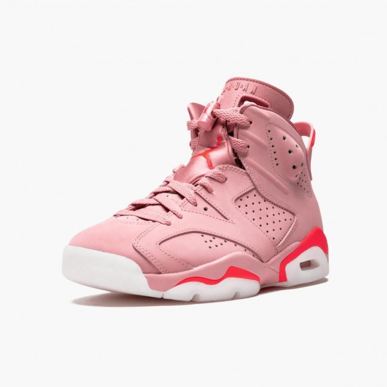 Air Jordan 6 Retro Aleali May WMNS CI0550 600 Rust Pink/Bright Crimson AJ6 Black Jordan