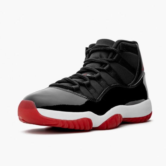 Air Jordan 11 Retro "Bred” 2019 Black/White/Varsity-Red 378037 061 AJ11