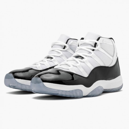 Air Jordan 11 Retro Concord 2018  White/Black-Concord 378037 100 AJ11