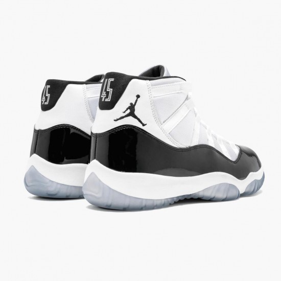 Air Jordan 11 Retro "Concord" 2018  White/Black-Concord 378037 100 AJ11