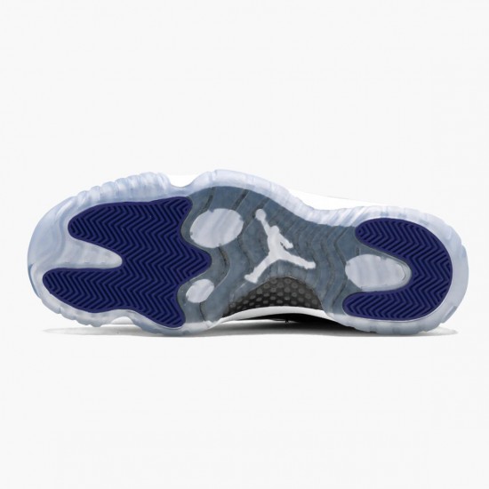 Air Jordan 11 Retro "Concord" 2018  White/Black-Concord 378037 100 AJ11