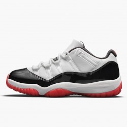 Air Jordan 11 Low "Concord Bred" White/University Red-Black-Tru AJ11 AV2187 160