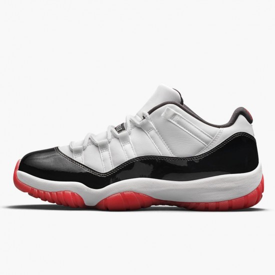 Air Jordan 11 Low Concord Bred White/University Red-Black-Tru AJ11 AV2187 160