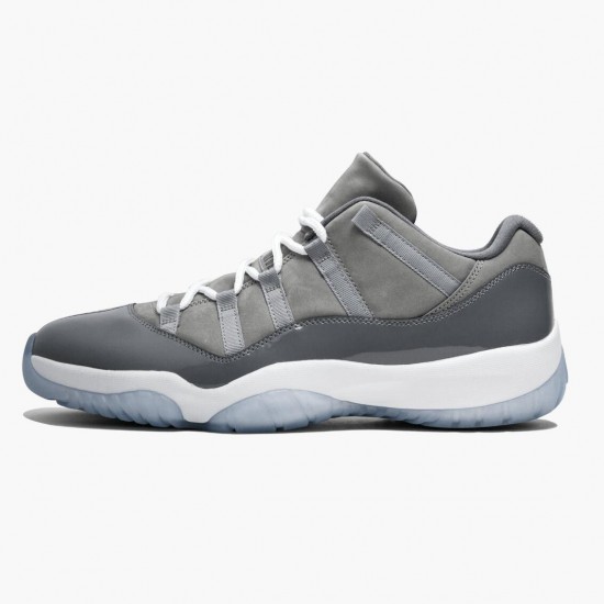 Air Jordan 11 Low Cool Grey 528895 003 Medium Grey/White-Gunsmoke AJ11 Black Jordan