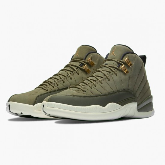 Air Jordan 12 Retro "Chris Paul Class of 2003" AJ12 130690 301 Olive Canvas/Sail/Black-Metall Jordan