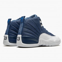 Air Jordan 12 Retro "Indigo" AJ12 130690 404 Stone Blue/Legend Blue-Obsidia Jordan