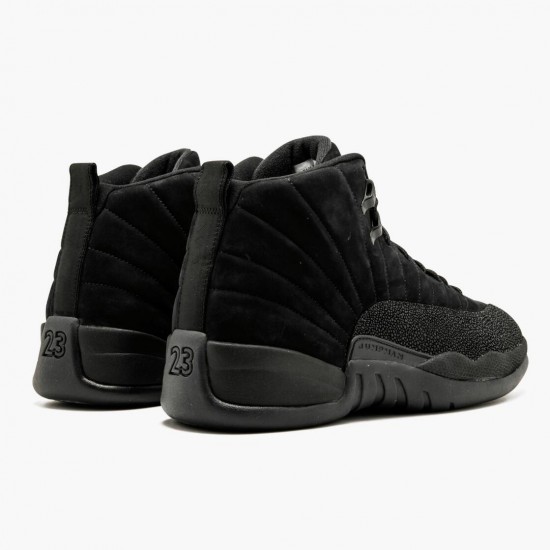 Air Jordan 12 Retro "OVO Black" AJ12 873864 032 Black/Black-Metallic Gold Jordan