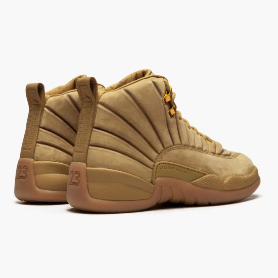 Air Jordan 12 Retro PSNY Wheat AJ12 AA1233 700 Wheat/Wheat-Gum Light Brown Jordan