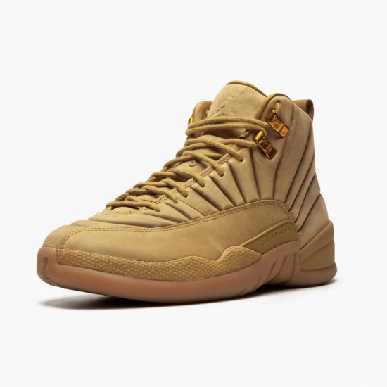 Air Jordan 12 Retro PSNY Wheat AJ12 AA1233 700 Wheat/Wheat-Gum Light Brown Jordan