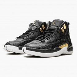 Air Jordan 12 Retro "Reptile" AJ12 AO6068 007 Black/Metallic-Gold White Jordan