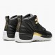 Air Jordan 12 Retro "Reptile" AJ12 AO6068 007 Black/Metallic-Gold White Jordan