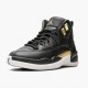 Air Jordan 12 Retro "Reptile" AJ12 AO6068 007 Black/Metallic-Gold White Jordan