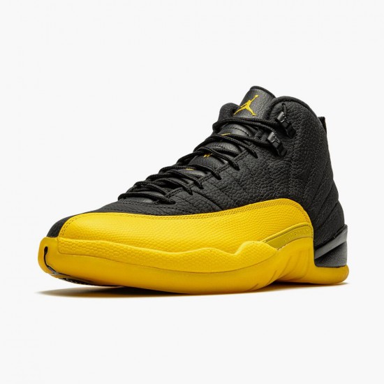 Air Jordan 12 Retro "University Gold" AJ12 130690 070 Black/Black-University Gold Jordan